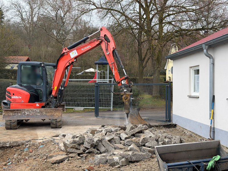 Bauarbeiten Aufenthaltsbereich 1