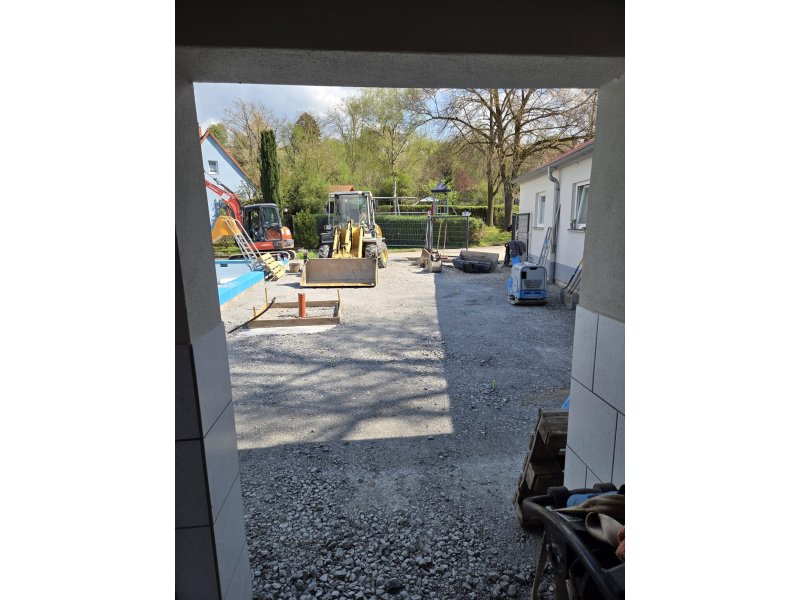 Bauarbeiten Aufenthaltsbereich 9